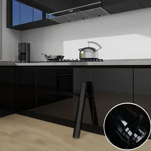 Kitchen Cabinet Sticker, 1 Count Self-adhesive Kitchen Cabinet Door Sticker, Waterproof Furniture Renovation Sticker, Home Decor Supplies, Self Adhesive Film, Self Adhesive Stickers