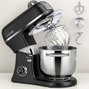 7QT Stand Mixer Aluminum Die Casting,650W 11 Speed Tilt-Head Kitchen Electric Stand Mixer, Household Food Mixer with Stainless Steel Bowl, Dough Hook, Whisk and Beater,Food Mixer for Baking, Cake