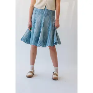 Free People: Candace Midi Skirt in Summer Stripe