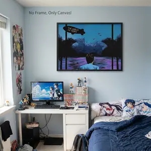 Unframed Canvas Painting, 1 Count Modern Abstract Style Wall Art, Wall Decor for Home Living Room Bedroom Office, Home Decor, Unframed Art Print