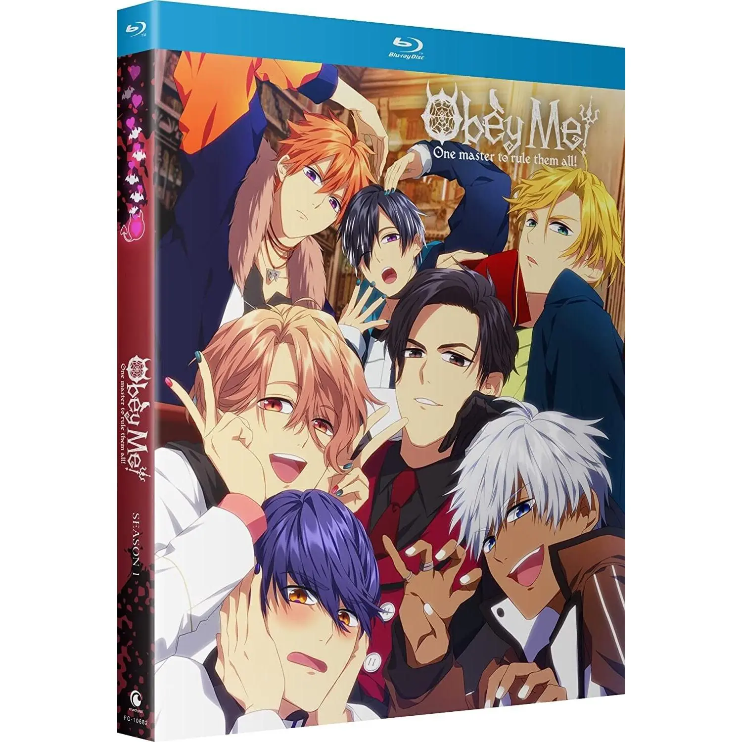 Obey Me!: Season 1  [BLU-RAY MOVIE] Eco Amaray Case, Subtitled