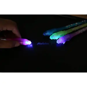 Invisible Ink Pen Upgraded Spy Pen Invisible Ink Pen with UV Light Magic
