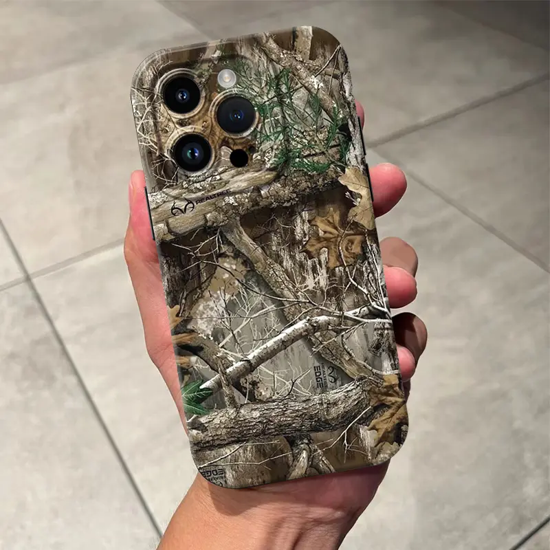 Camouflage Pattern Soft Silicone Cellphone Casing - Fully Protected Shockproof Phone Case Accessories for iPhone 17,16,15 Pro Max,14,13,12,11,X Plus Cool Man Air Devices with Enhanced Protection