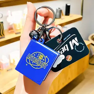 3D Mini Fold Book Keychain Children Kids Toys  Does not apply