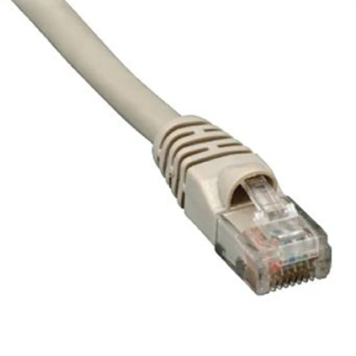 Comprehensive Gray 25' CAT6 Crossover Cable with RJ45 Connector, High-Speed Data Transfer for LAN Devices