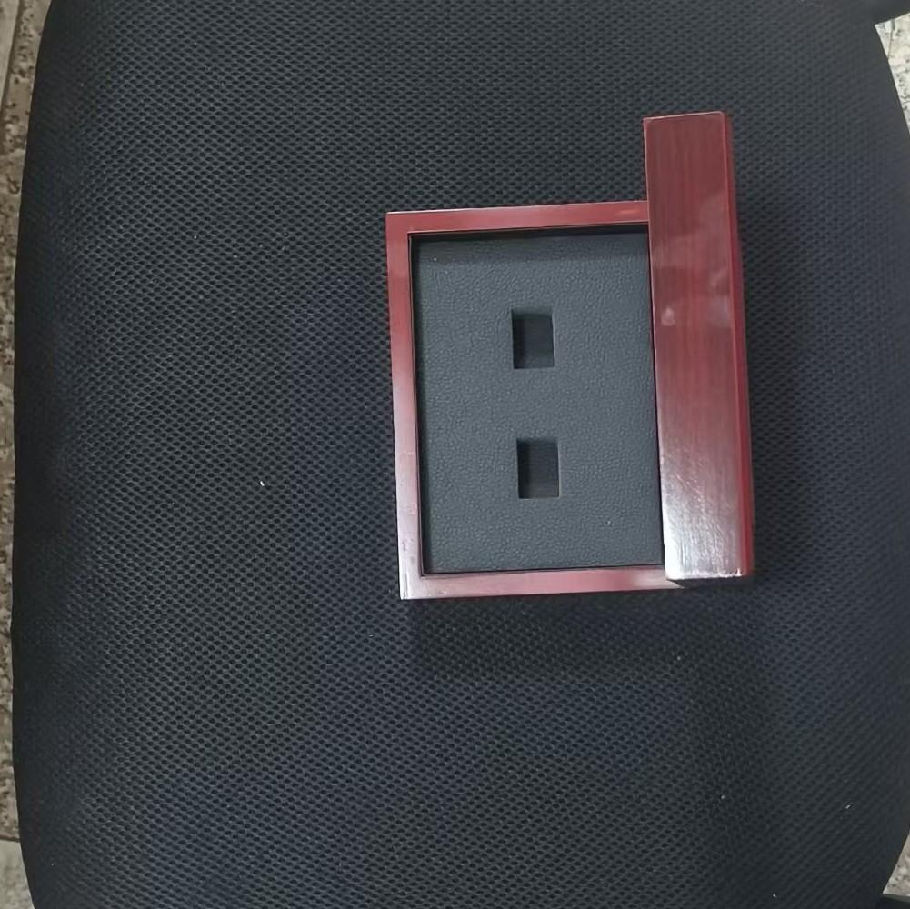 2 Hole Boxes, Jewelry Boxes, Wooden Box, Red Color, Ring Packaging