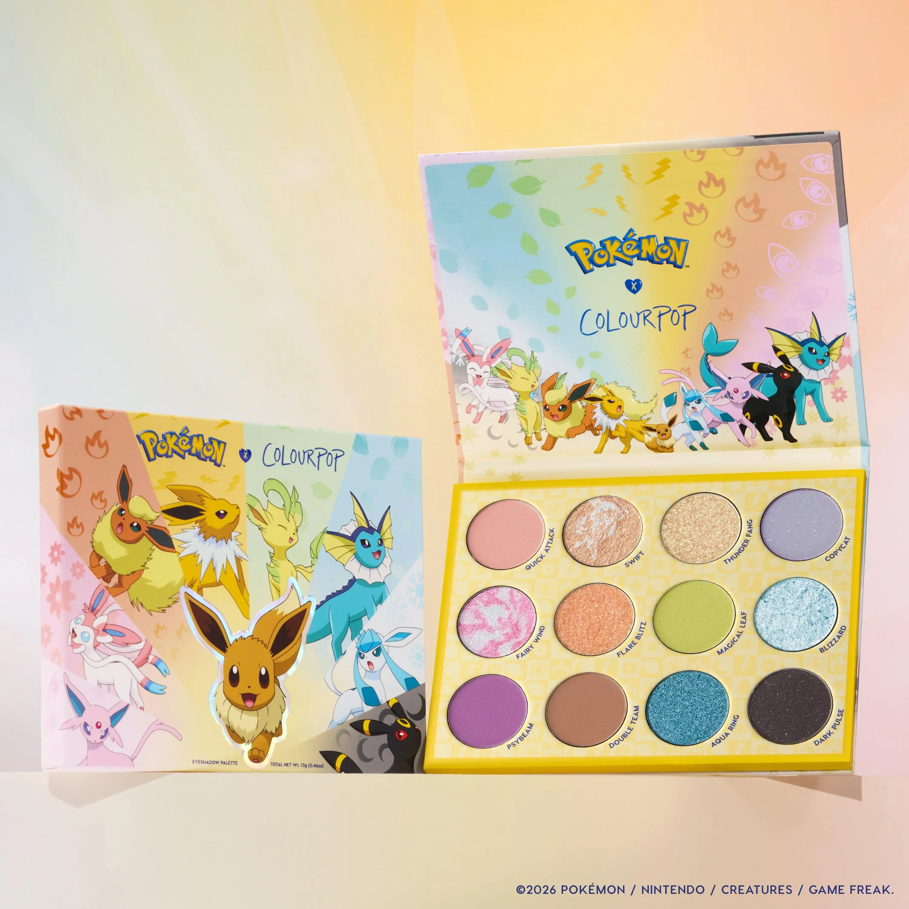 Eeveelution Eyeshadow Palette