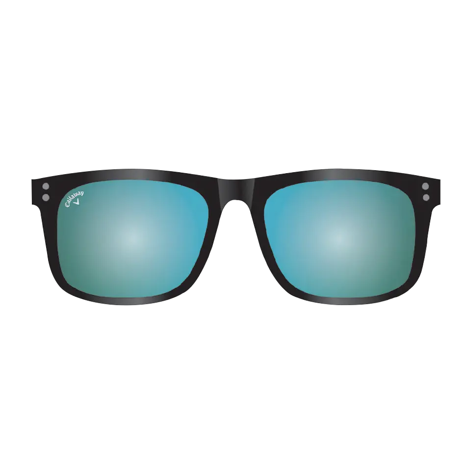 Callaway Golf Atlas Sunglasses in Black, Handmade, Metal