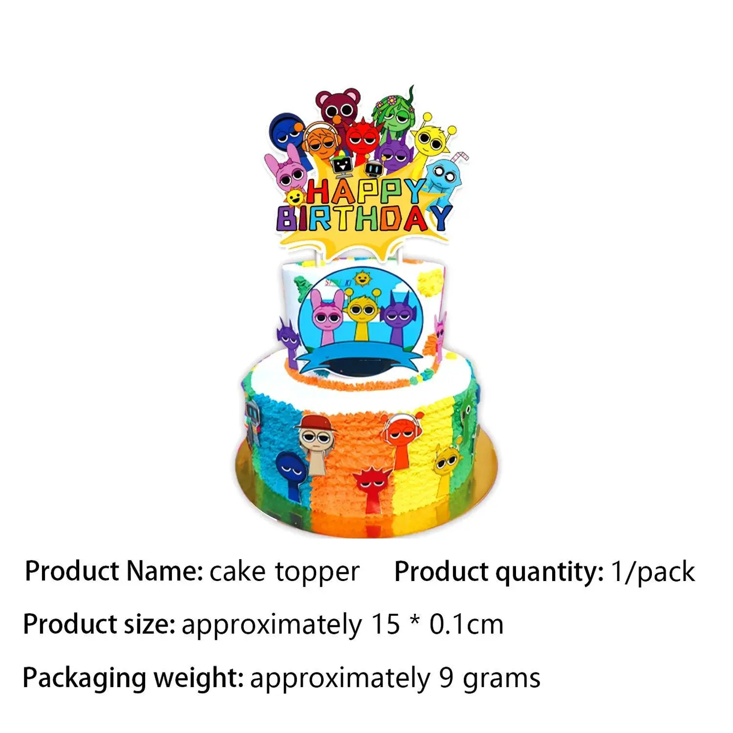 Cake topper-1PCS