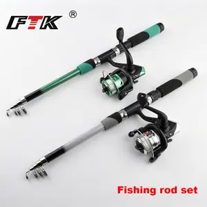 FTK Fishing Rod Set: Ultra-Stiff Saltwater Rod, Casting Rod, Long-Range Casting Rod Set, Fishing Reel