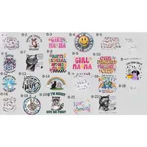 Sarcasm DTF Transfers - Customized Craft with Variety of Designs Including 'Girl Mama' & 'Anxiety' Themes