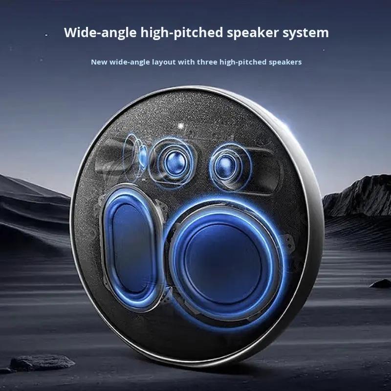 OrbSound S409 Portable 360° Stereo Bluetooth Speaker with Deep Bass Harman Kardon Inspired Design Flying Saucer Mini Wireless Bass Booster for Desktop Travel