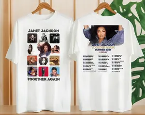 Gildan Shirt, Janet Jackson Together Again 2024 Tour Shirt, Janet Jackson Summer 2024 Tour Shirt, Janet Jackson Fan Gift, Janet Jackson Merch, Janet Shirt, Vintage Shirt