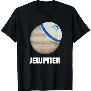 Funny Jupiter Joke Jewish Humor Pun Kippah T-Shirt