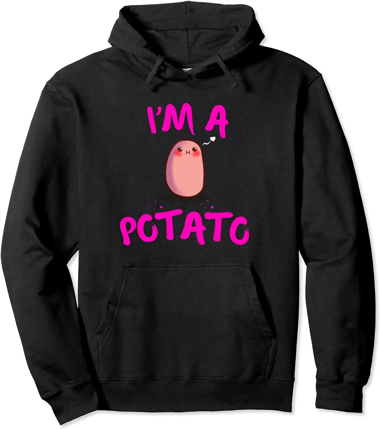 Cute potato i'm a potato Pullover Hood i love potatoe Hoodie