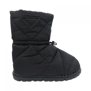 Pre-owned PRADA Nylon Small Leather Goods Re Boots