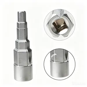 Radiators Valves Spuds Wrench Step Wrench with Square Socket Drive 5 Stage Step Wrench for Multiple Sized Radiators