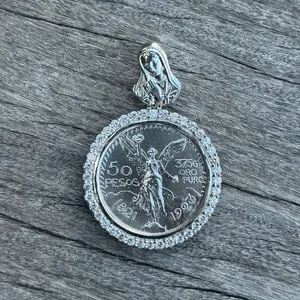 925 Silver Centenario Virgin Mary Pendant