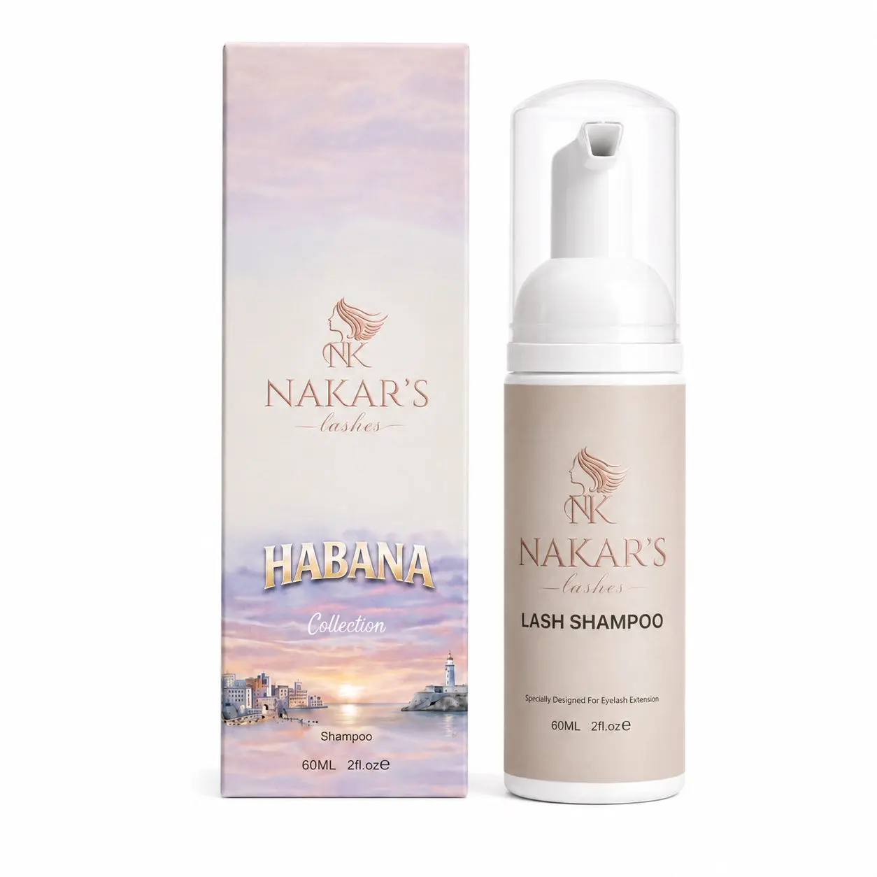 Professional Lash Shampoo | 60 ml Eyelash Extensions