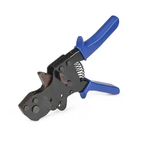F2098 Ratchet One Hand PEX Cinch Clamp Fastening for Clamping Pipe Tubing 3/8", 1/2", 3/4", 5/8" and 1" Easy Stainless Clamps with Holster
