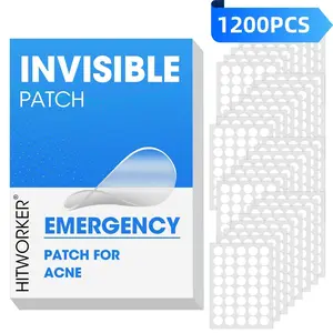 Clear Pimple Patch, 1200pcs/set Hydrocolloid Pimple Patch, Spot Stickers, Invisible Acne Cover Patches, Daily Skincare Products, Acne Clearing Products, Acne Treatments, Blemish Barrier Patches