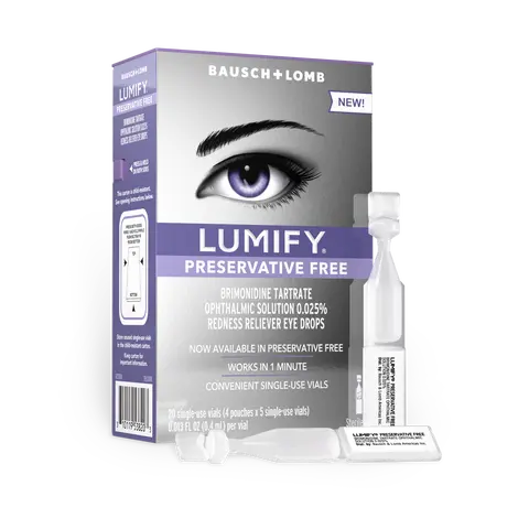 LUMIFY Redness Reliever Preservative Free Eye Drops