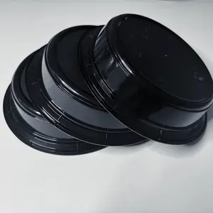 Meal Prep Bowls 48 oz Microwave Safe Black with Clear Lid Ideal for Prepping Meals Stylish Tableware