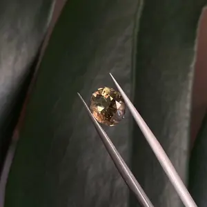 Natural Smokey Citrine, Cape May Diamond, Oval Gemstone for Fine Jewelry 1.9 carats 8.8 x 7.7mm, Cape May Diamond