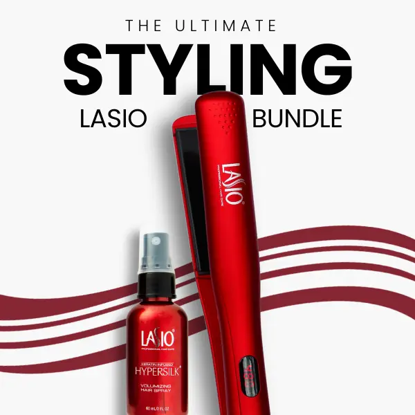 The Ultimate Styling Bundle (Pro Straight iron and mini hair spray) Adjustable Durable Flawless Lightweight