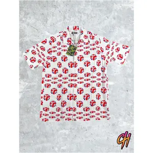 Bape London Union Jack Button-Up S/S Shirt Size XL