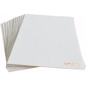Ceramic Fiber Paper 1/8" Thick, Size 11" x 12" 10 Sheets, High Temperature Insulation Gasket or Liner Paper for Kiln Stove Furnace Glass Fusing