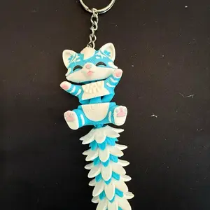 5.1 Inch Fluffy Tails Cat