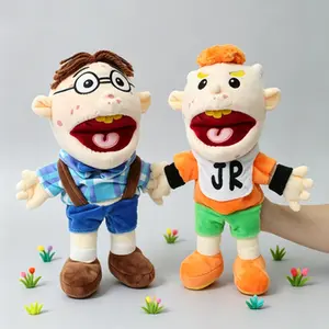 Funny Ventriloquist Puppet Plush Toy, Goofy Boy Hand Puppet Doll, Jeffy Hand Puppets, Whimsical Cartoon Plush Toys
