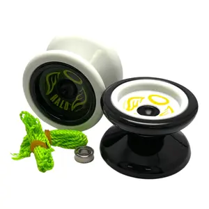 Plastic HALO YoYo - Beginner Responsive Yoyo For Kids with Extra Unresponsive Yoyo Bearing + 2 Yoyo Strings, Fingerspin Professional Yoyo For Adults