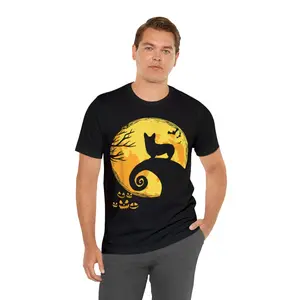 Funny Corgi And Moon Halloween Costume T-Shirt