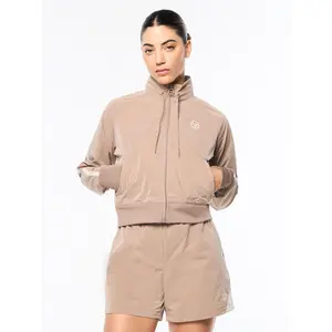 Pippa Track Jacket- Taupe Grey