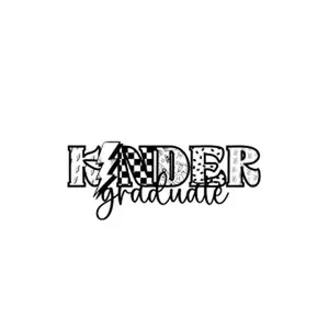 LD5 - Kinder Grad Black DTF Transfer