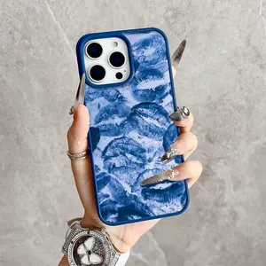 Ice Whisper Magnetic MagSafe Snap Case for iPhone 16 Pro Max 15 Pro 14 13 12 Mini 11 XR XS Plus SE Shockproof Slim Protective Cover