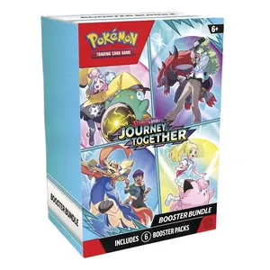 Pokémon TCG: Scarlet & Violet - Journey Together Booster Bundle - 6 Booster Packs for Trainer's Pokémon - Includes N's Zoroark ex & More
