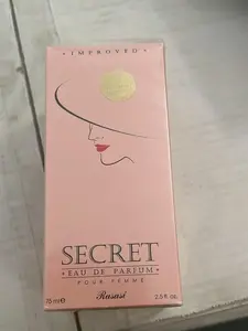 Secret for Woman EDP - Eau De Parfum 75 ML (2.5 oz) | Expression of Love | Floral Fruity Combination of Notes like Violet Leaf, Camelia, Rose, Honeysuckle & Musk | by RASASI Perfumes