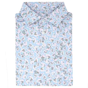 The Cherry Blossom Men's Short Sleeve Performance Polo