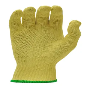G & F Products 1678 Cut Resistant Work Gloves, 100-Percent Kevlar Knit Work Gloves, Make by DuPont Kevlar, Protective Gloves to Secure Your hands from Scrapes, Wood Carving, Yellow,