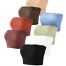 8pcs/10pcs Women's Seamless Tube Bra, Elastic Bra, Casual Minimalist Bras, No Underwire Seamless, Wireless Full Coverage, Comfortable Buckleless Design, Casual Minimalist All-Season Lingerie