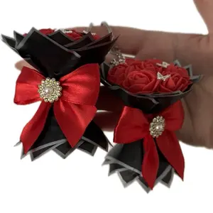Eternal Rose Mini Bouquet Keychain