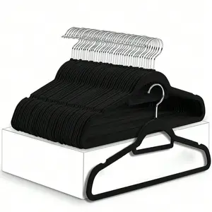 Luxury Velvet Anti-Slip Clothes Hangers, Ultra-Thin Space Saving, Rotating Hooks, Versatile Use for Coats, Suits, Shirts, Pants, Yoga Pants Hangers