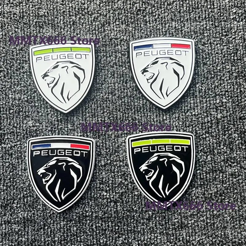 3D Metal Lion Emblem Car Stickers Side Trunk Badges Accessories for Peugeot 207 407 408 308 206 406 507 508 307 4008 5008 3008