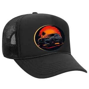 Black Trucker Hat for Jaguar F-PACE Enthusiasts