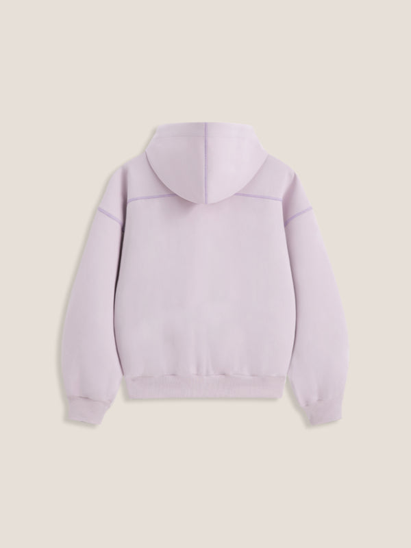 Aelfric Eden Cloud Boxy Sweat Set Contrast Stitch Zip-Up Jacket & Shorts Oversized Unisex Casual Two-Piece Loungewear,father'sdaygifts