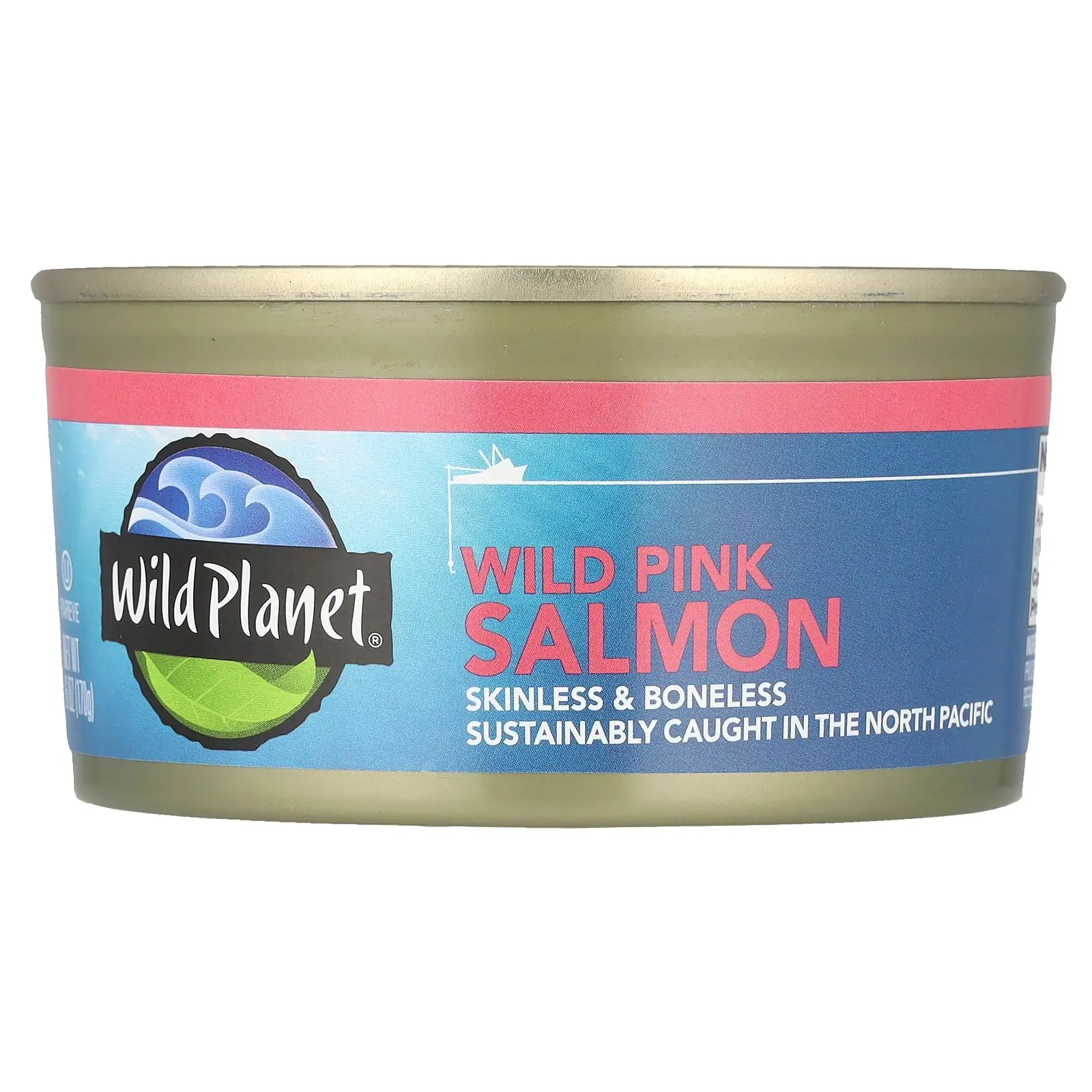 Wild Planet Wild Pink Salmon, Skinless & Boneless, 6 oz (170 g)