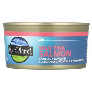 Wild Planet Wild Pink Salmon, Skinless & Boneless, 6 oz (170 g)
